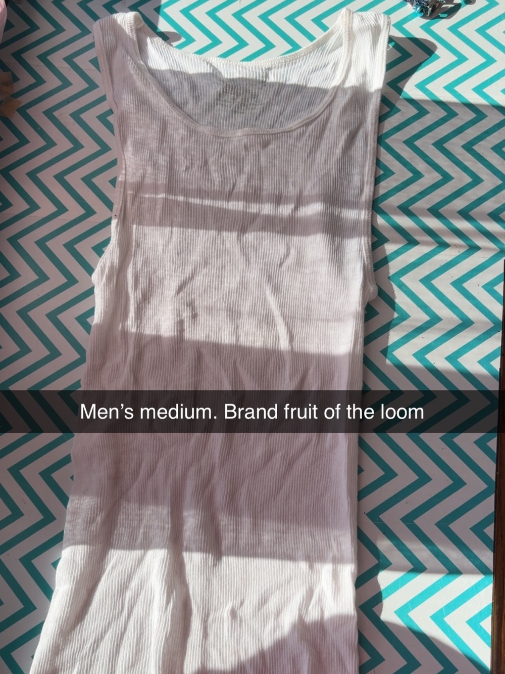 Men’s Fruit Of the Loom tank top